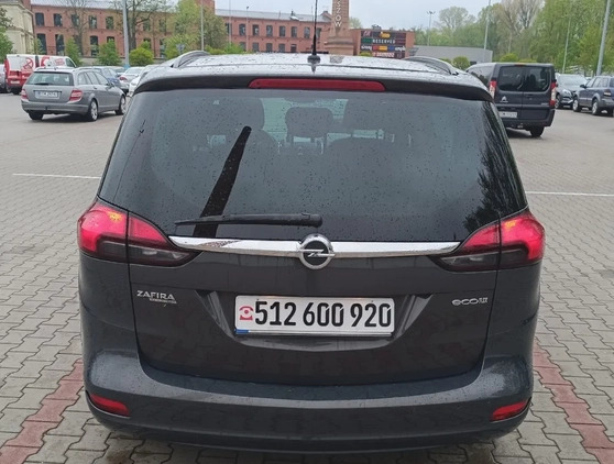 Opel Zafira cena 41900 przebieg: 140175, rok produkcji 2014 z Jaraczewo małe 211